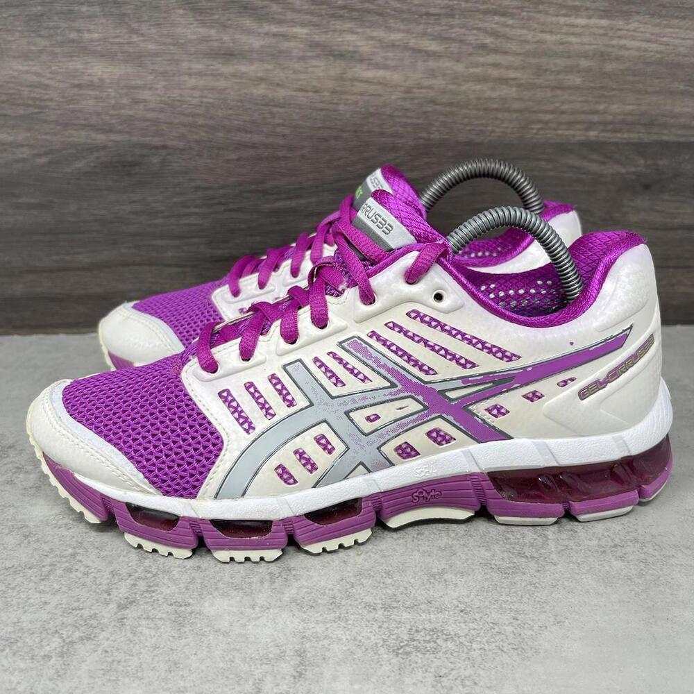 Asics Gel Cirrus 33 Shoes Womens Size 7 White Pink Sneakers Running
